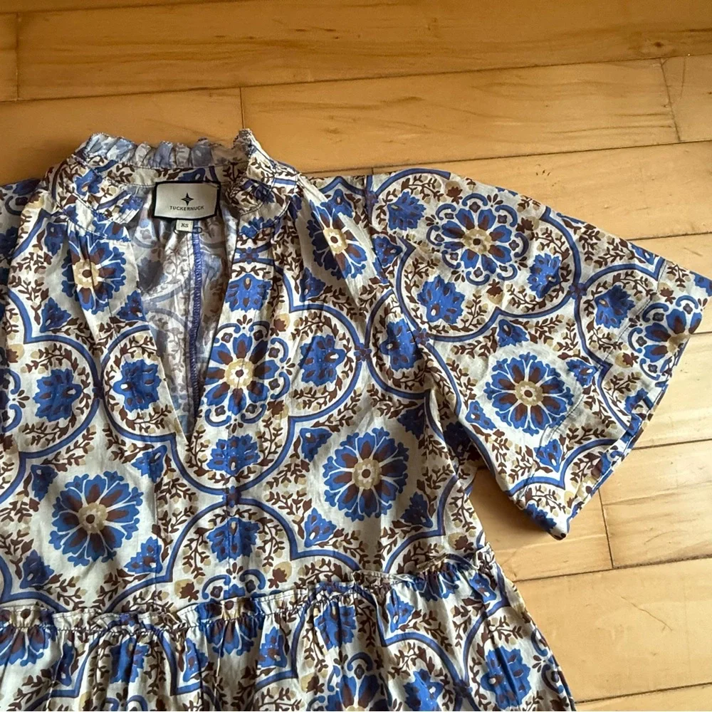 Tuckernuck Soleil Medallion Crawford Mini Dress Size: XS 100% Cotton - Picture 5 of 8